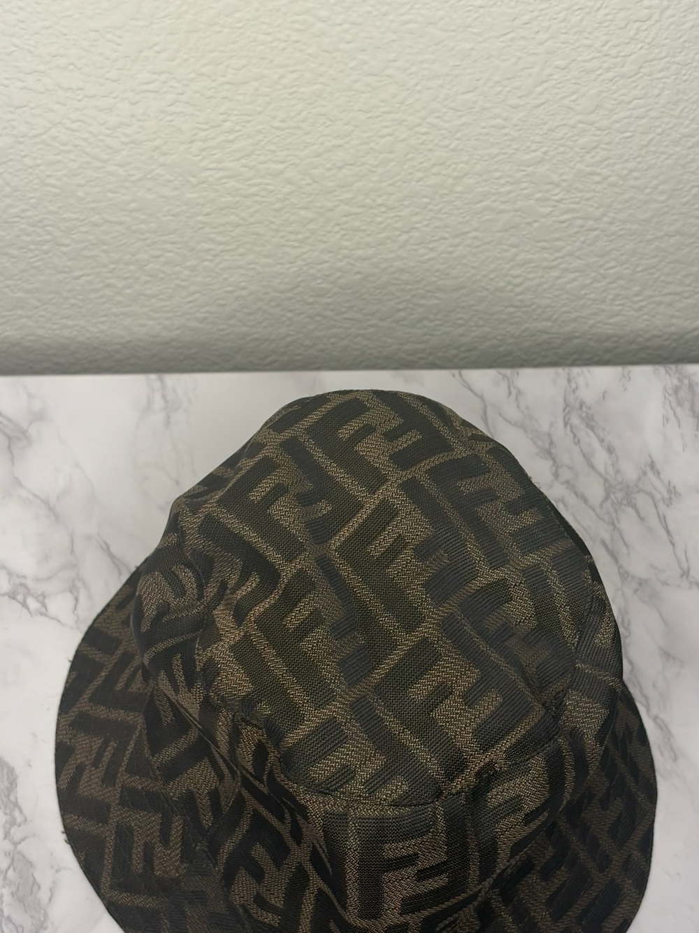 Fendi Brown Monogram Bucket Hat